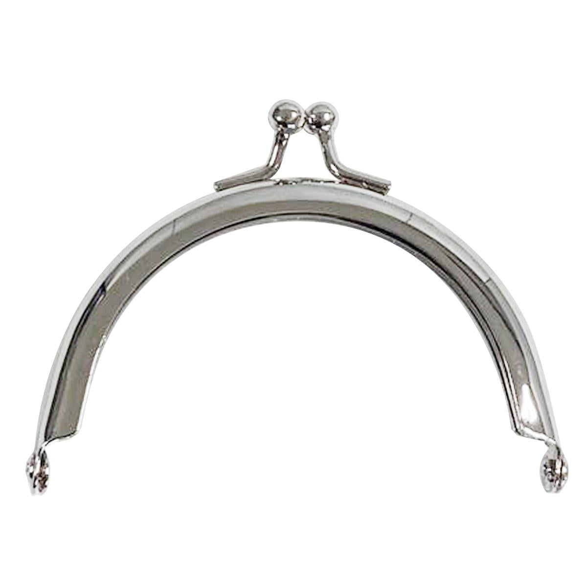 まとめ買い】口金・がま口（丸型シルバー8cm） 0890/367609 | ワッツ