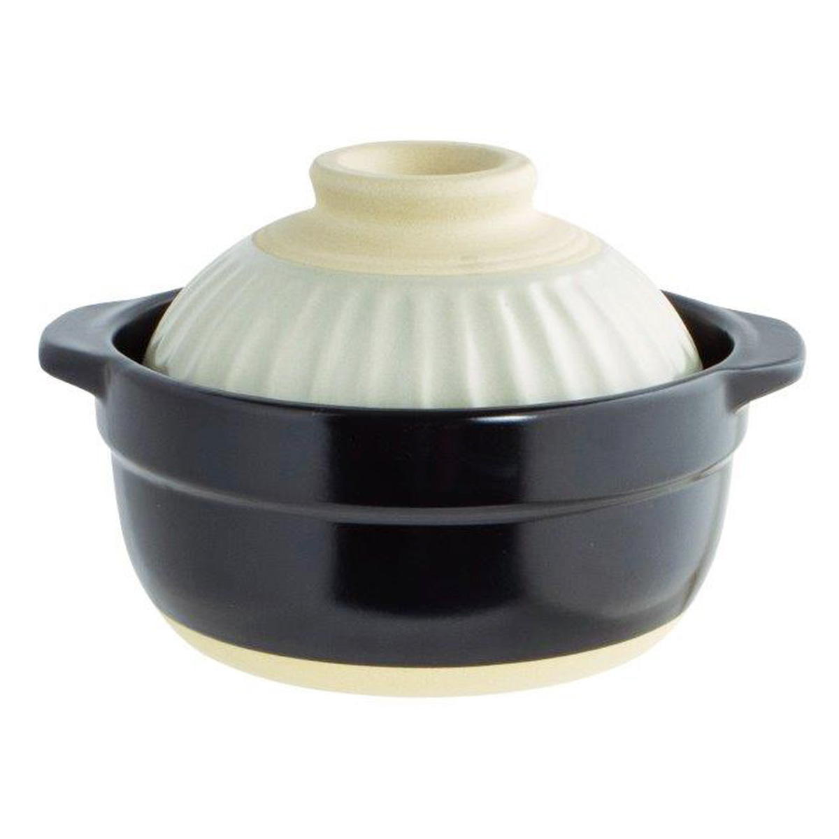 【まとめ買い】蓋がお茶碗になる土鍋 17cm GY 1600/368398