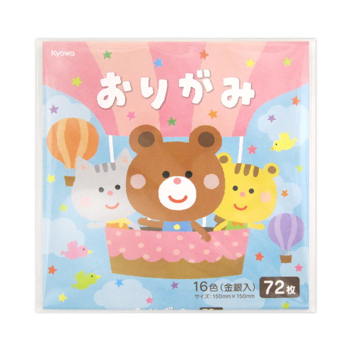 【まとめ買い】おりがみ 中 72枚 0915/368941