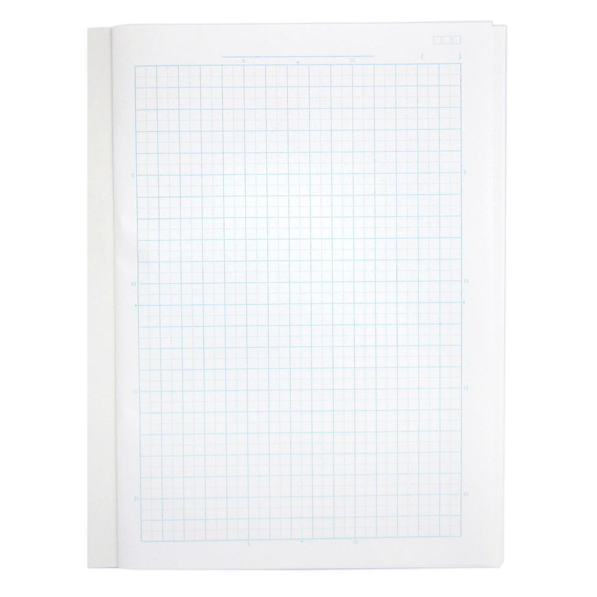 【まとめ買い】セミB5ノート 5mm方眼罫 パープル 40枚 0915/368951