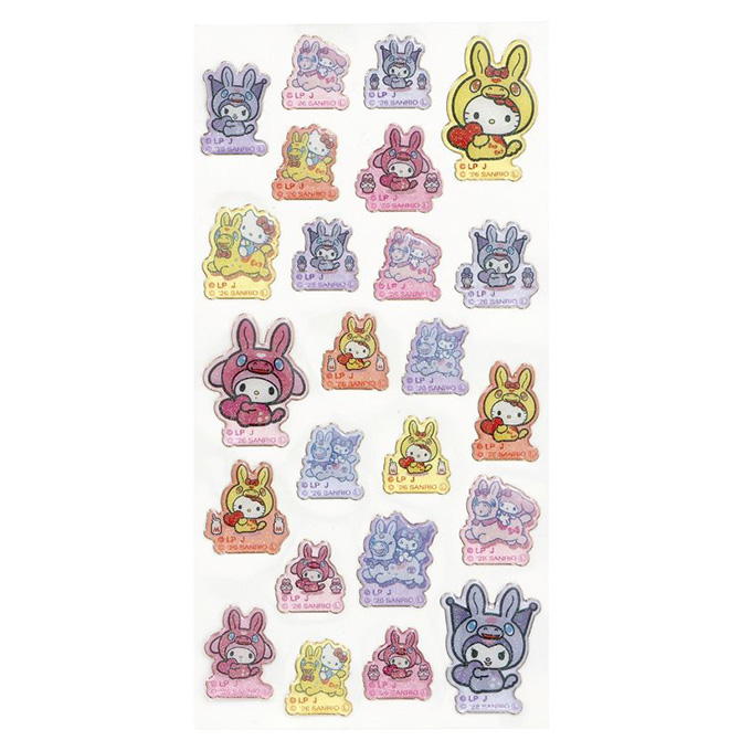 【まとめ買い】キラフチ樹脂盛りシール RODYサンリオミックスA 0960/368961