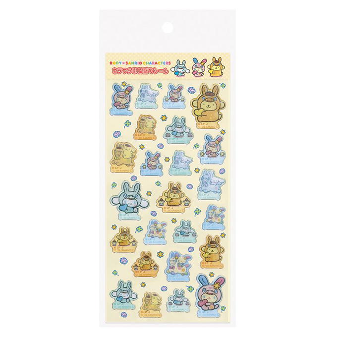 【まとめ買い】キラフチ樹脂盛りシール RODYサンリオミックスB 0960/368962