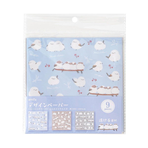 まとめ買い】デザインペーパー 9P トレーシングペーパー