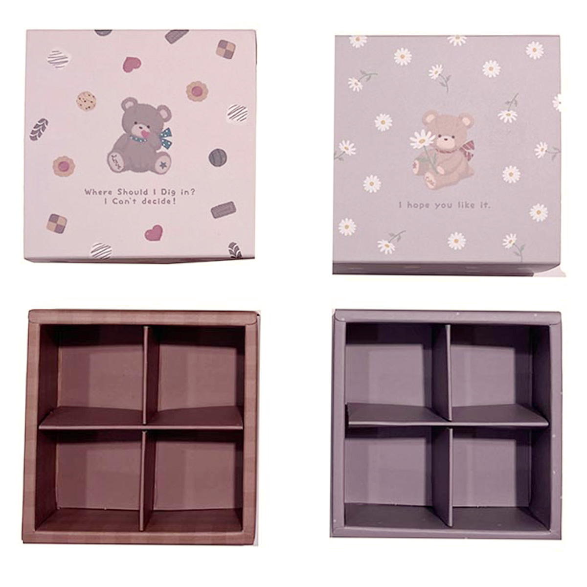 【まとめ買い】トリュフボックス 4個用 プティベア0356/369537