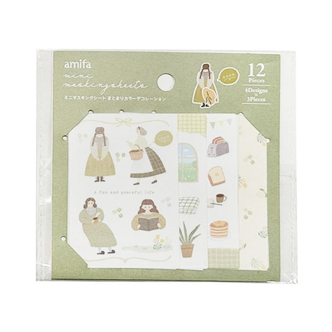 【まとめ買い】ミニマスキングシート 12P まとまりカラーデコレーション 0356/369646