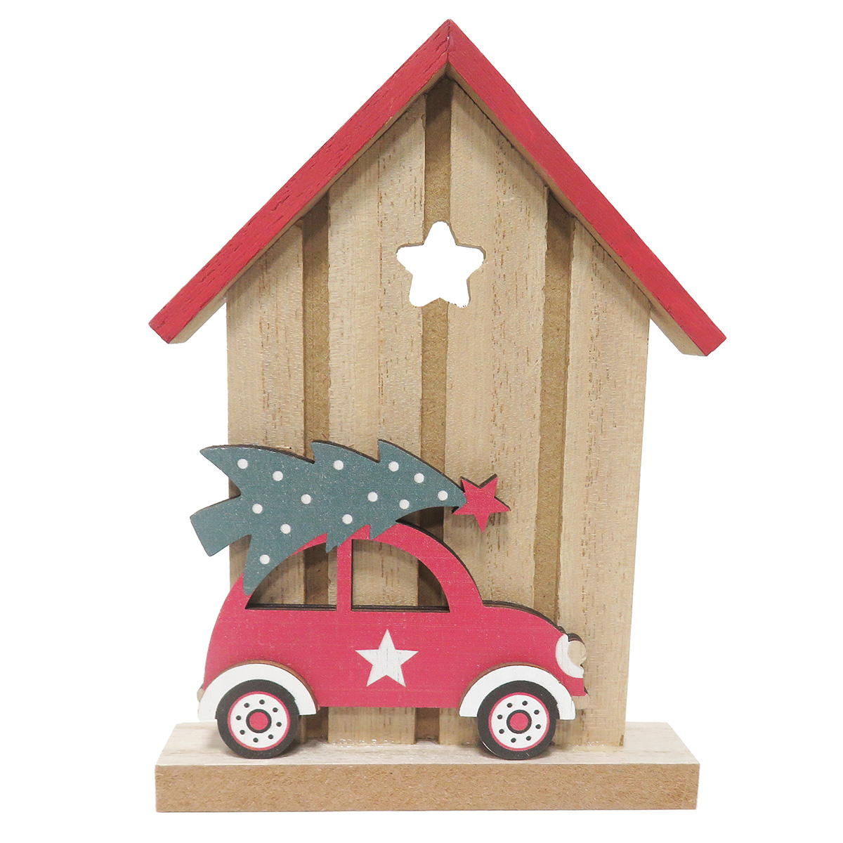 【まとめ買い】ウッドオブジェ ハウス0599/369812