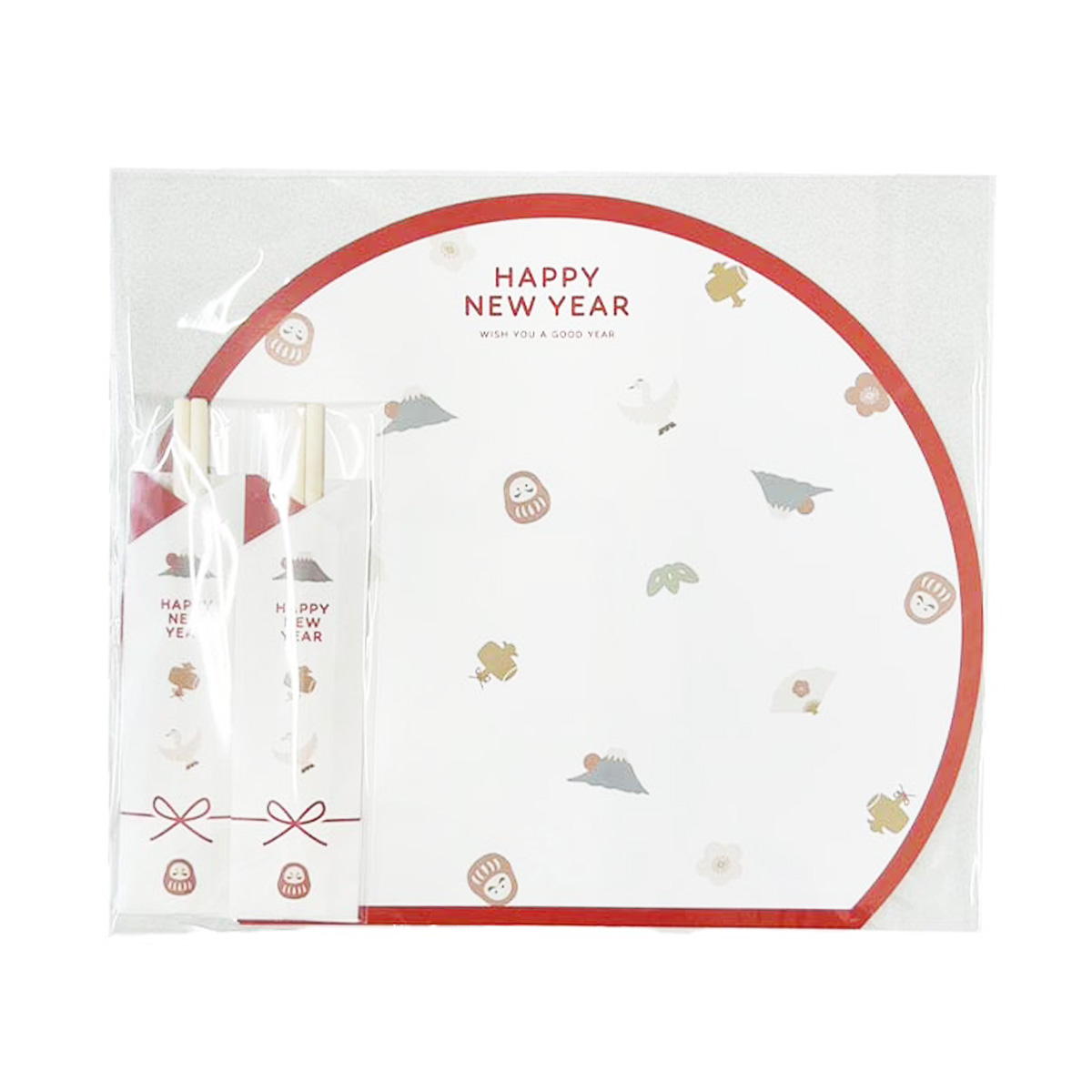 【まとめ買い】こどもお祝い箸お膳敷セット2組豊楽 9001/369875