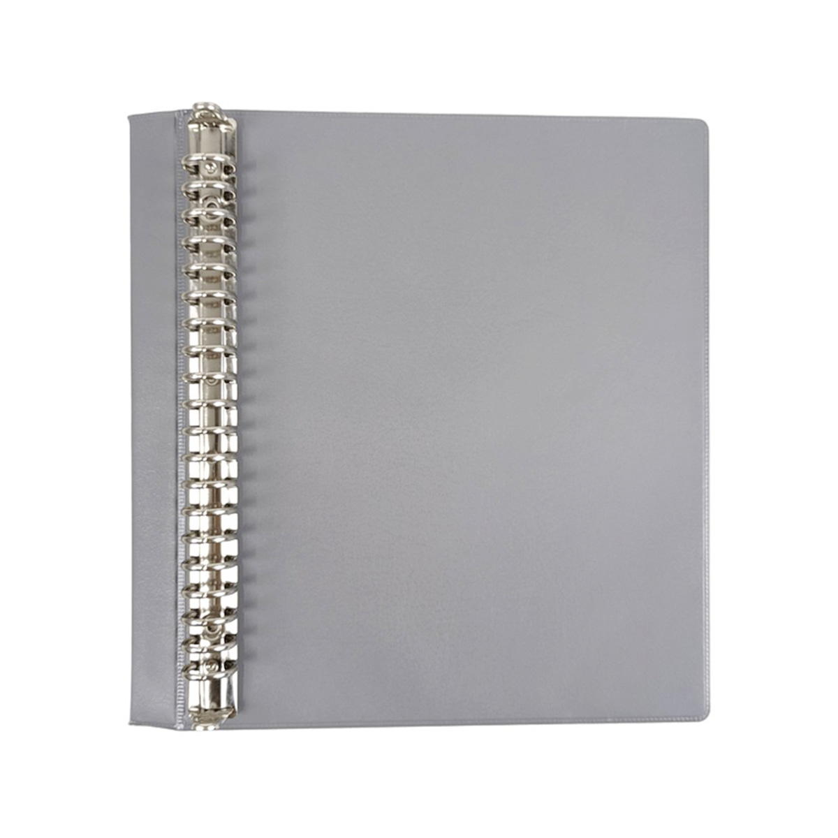 【まとめ買い】リングバインダーA5 20穴 グレー 9001/370090