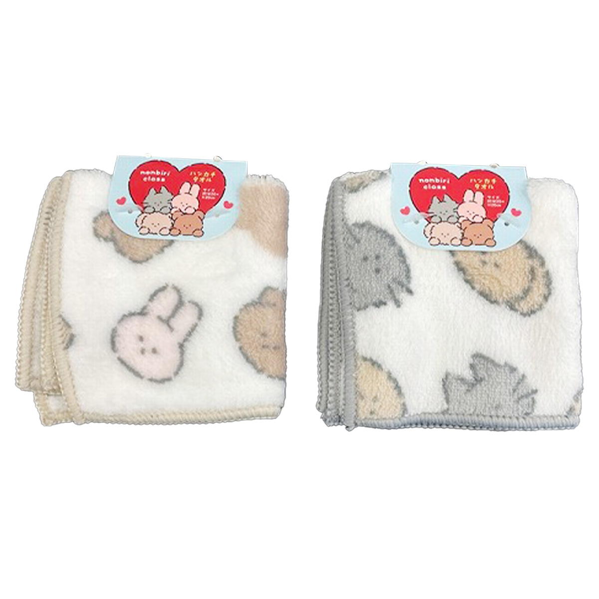 【まとめ買い】nonbiri class ふわもこハンカチ 0459/370351