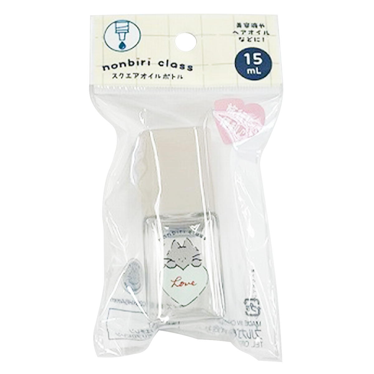 【まとめ買い】nonbiri class スクエアオイルボトル 15ml 0459/370356