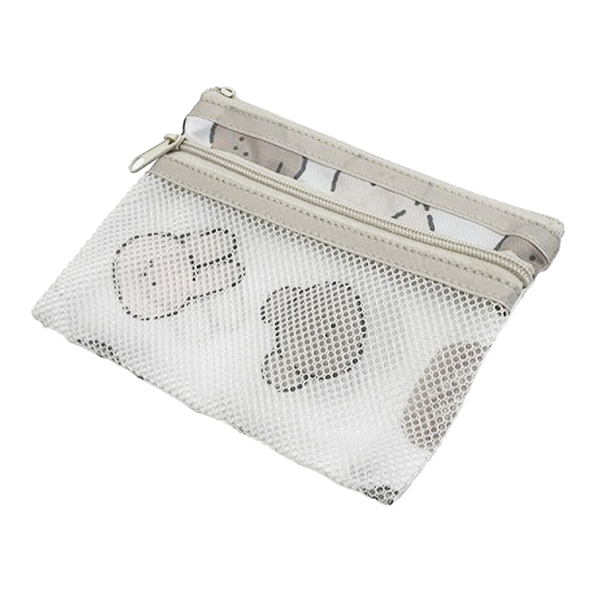 【まとめ買い】nonbiri class ダブルファスナーポーチ 0459/370365