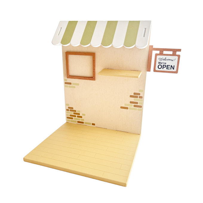 【まとめ買い】ミニチュア ベース お店屋さん 0356/370386
