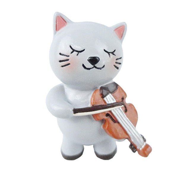 まとめ買い】音楽隊レジンオブジェねこ 0603/370487 | ワッツ
