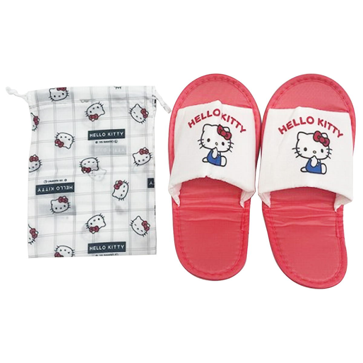 【まとめ買い】sanrio 携帯用スリッパ キティ スタンダード 0459/370541