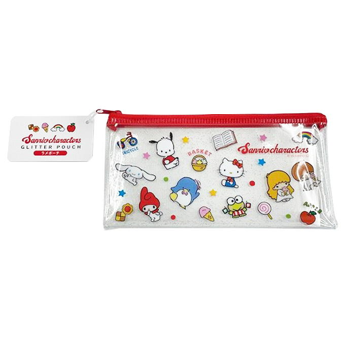 【まとめ買い】sanrio ミックス ラメポーチ 70s 0459/370733