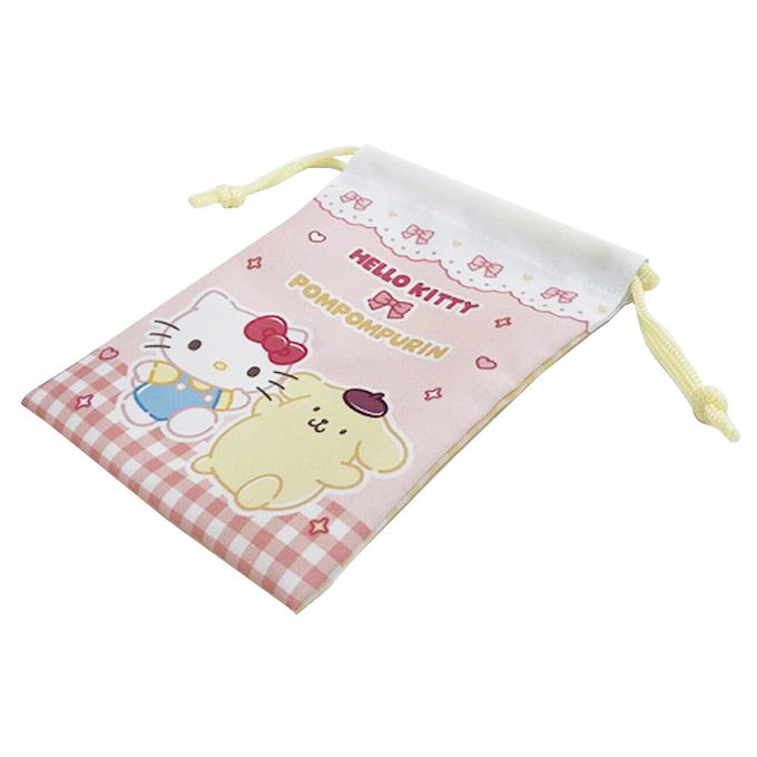 【まとめ買い】sanrio キティプリンミニ巾着ギンガムチェック 0459/370889