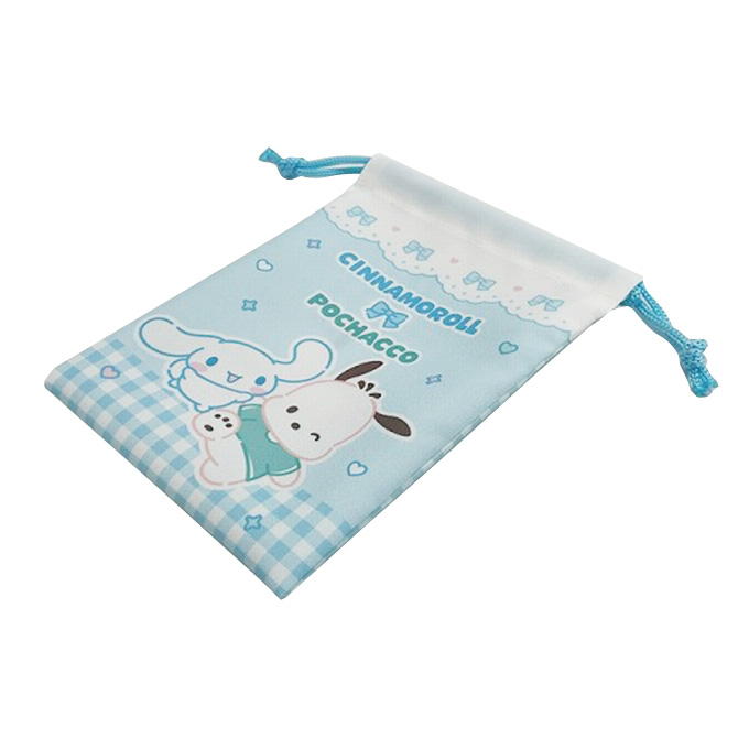 【まとめ買い】sanrio シナモンポチャッコミニ巾着ギンガムチェック 0459/370891