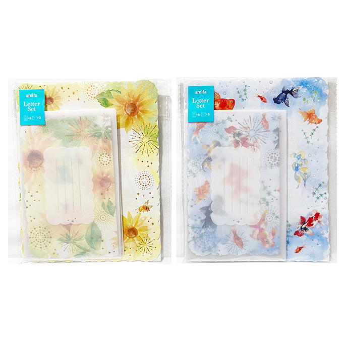 【まとめ買い】レターセット 3セット なついろ日和 0356/370932