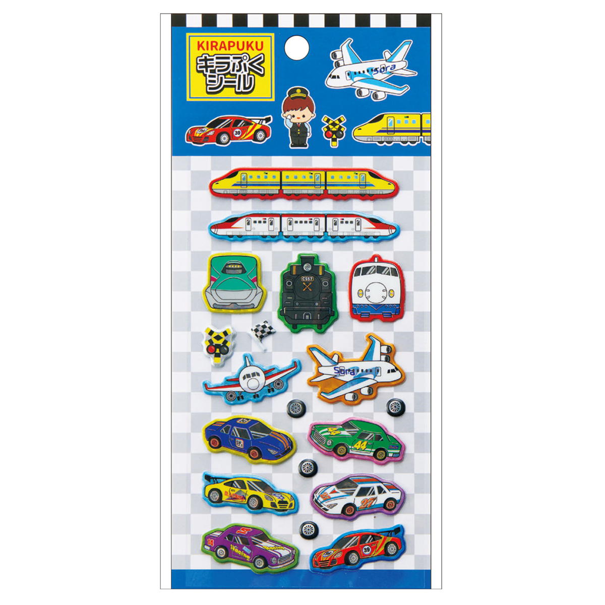 【まとめ買い】キラぷくシール かっこいいのりもの 0931/371073