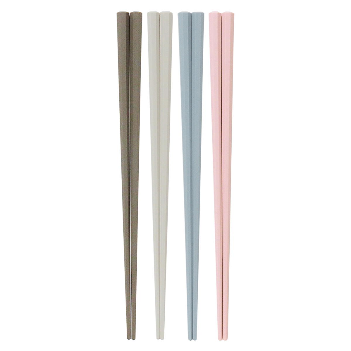 【まとめ買い】八角箸 ニュアンスカラー 23cm4膳 0490/371435