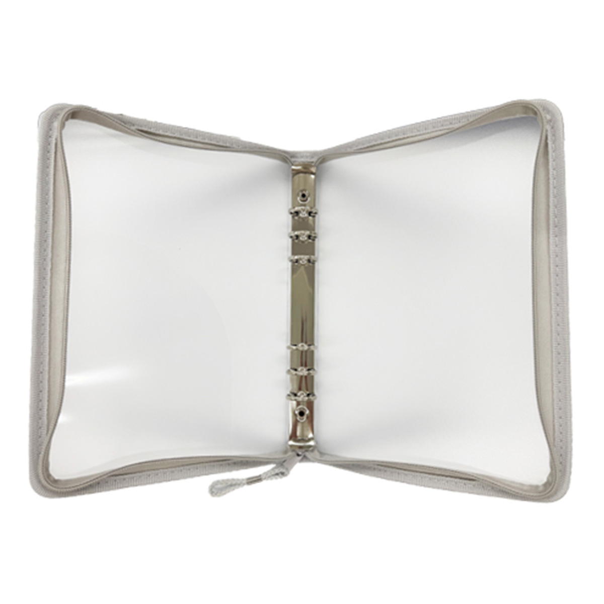 【まとめ買い】A5ジッパー式6リングファイルGY 1550/371441