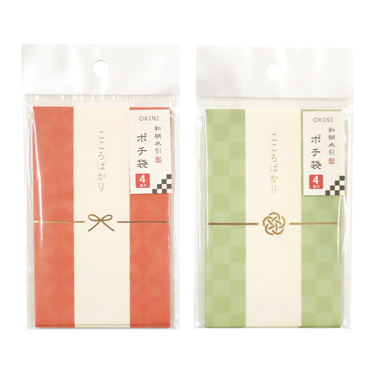 【まとめ買い】ポチ袋 5型 4P 和柄水引 0911/371461