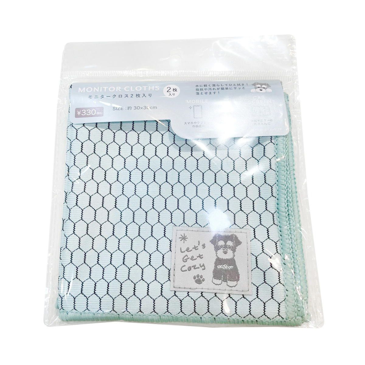 【まとめ買い】モニタークロス2枚シュナウザー 1625/371685