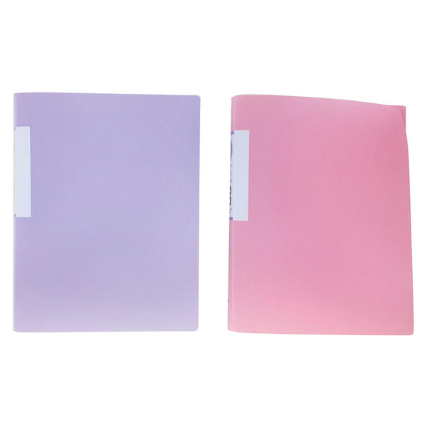 まとめ買い】カスタムノート 6リングバインダー ピンク・ラベンダー