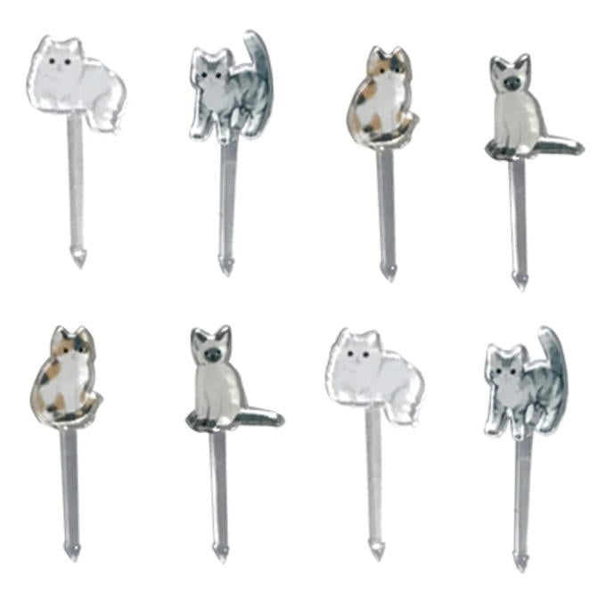 【まとめ買い】アクスタ風ピックス 猫 8P 0525/371862