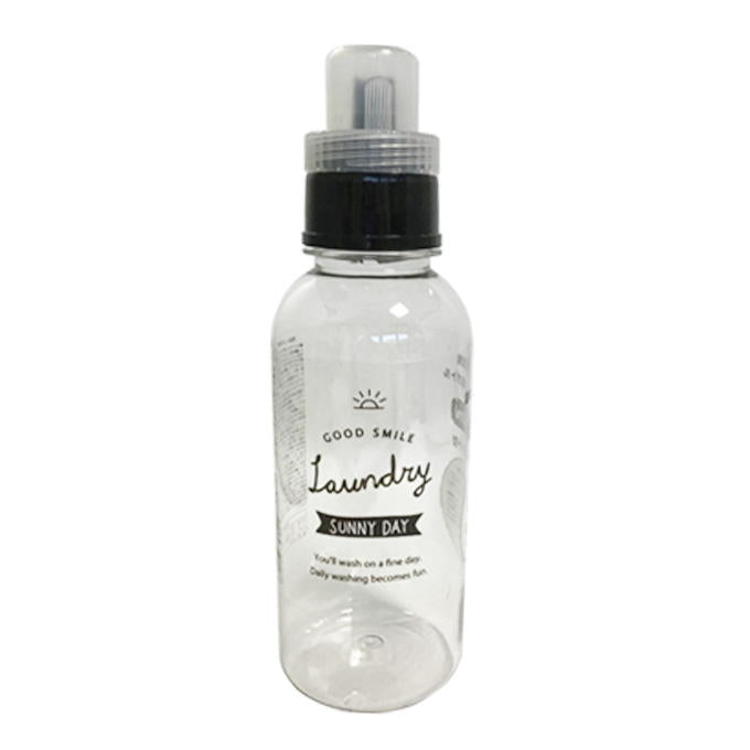 【まとめ買い】洗濯洗剤用クリアボトル 丸型 500ml 0525/371867