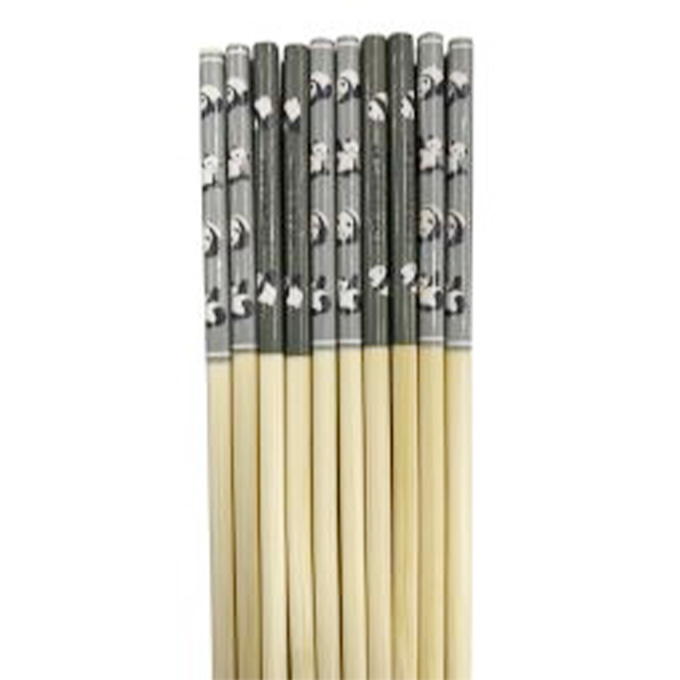 【まとめ買い】白竹箸 パンダ柄 5膳 9001/371951