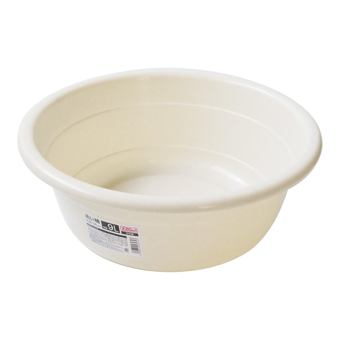 【まとめ買い】洗い桶 38cm IV 1583/371953