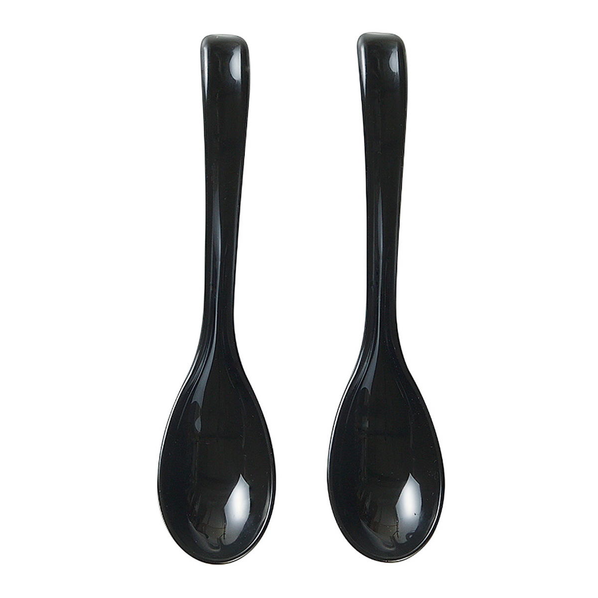 【まとめ買い】レンゲスプーン 2本入り ブラック 0330/372018