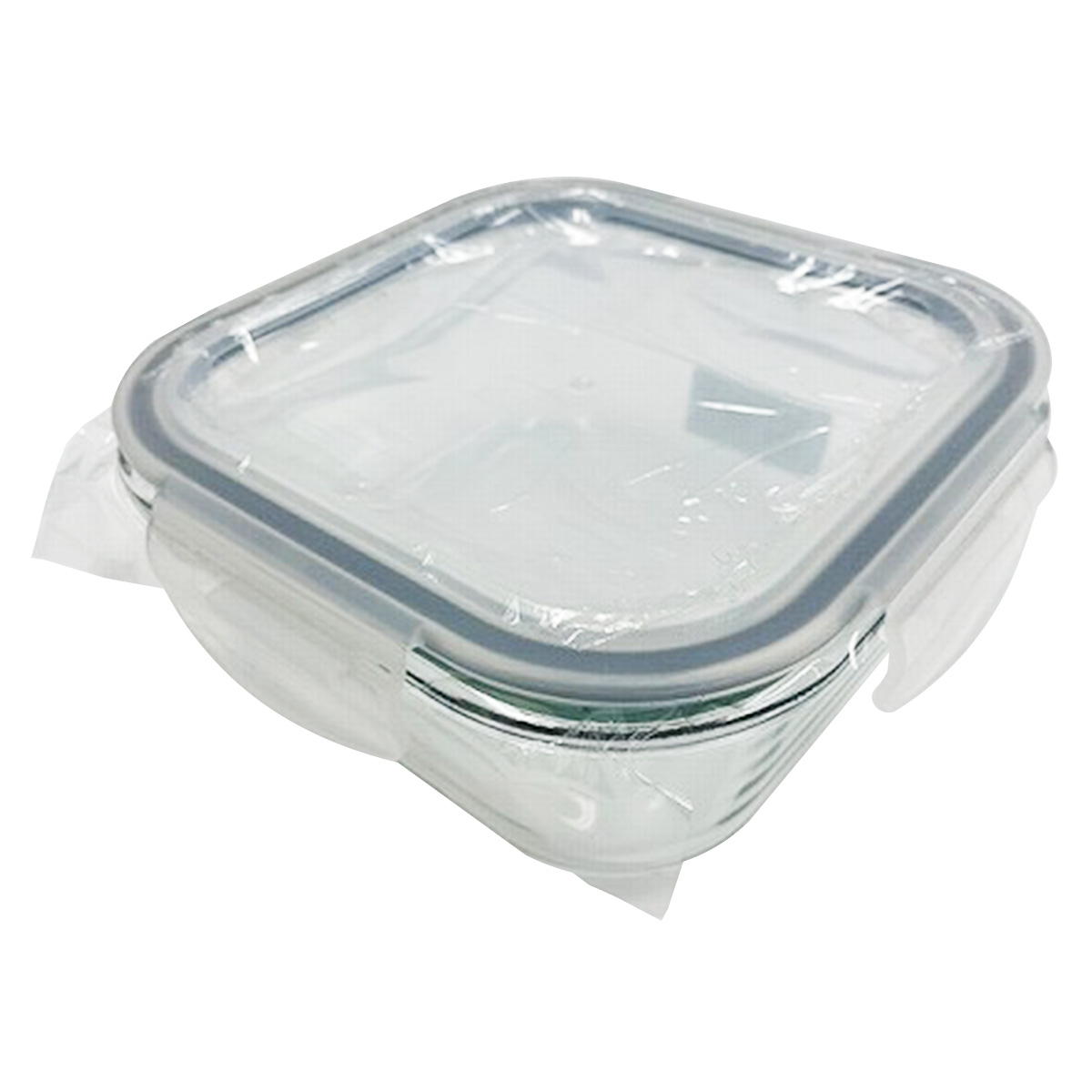 【まとめ買い】耐熱ガラス容器 スクエア 800mL 0459/372095