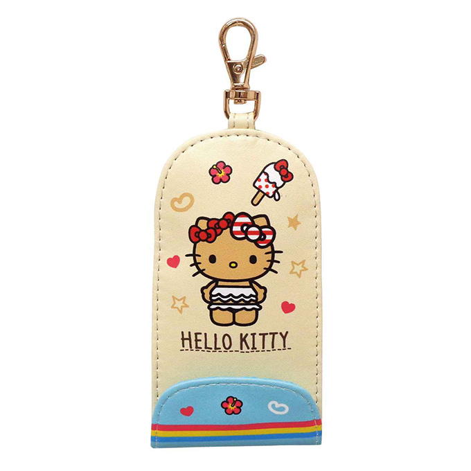 【まとめ買い】キティ リール付キーケース クリーム 0960/372271