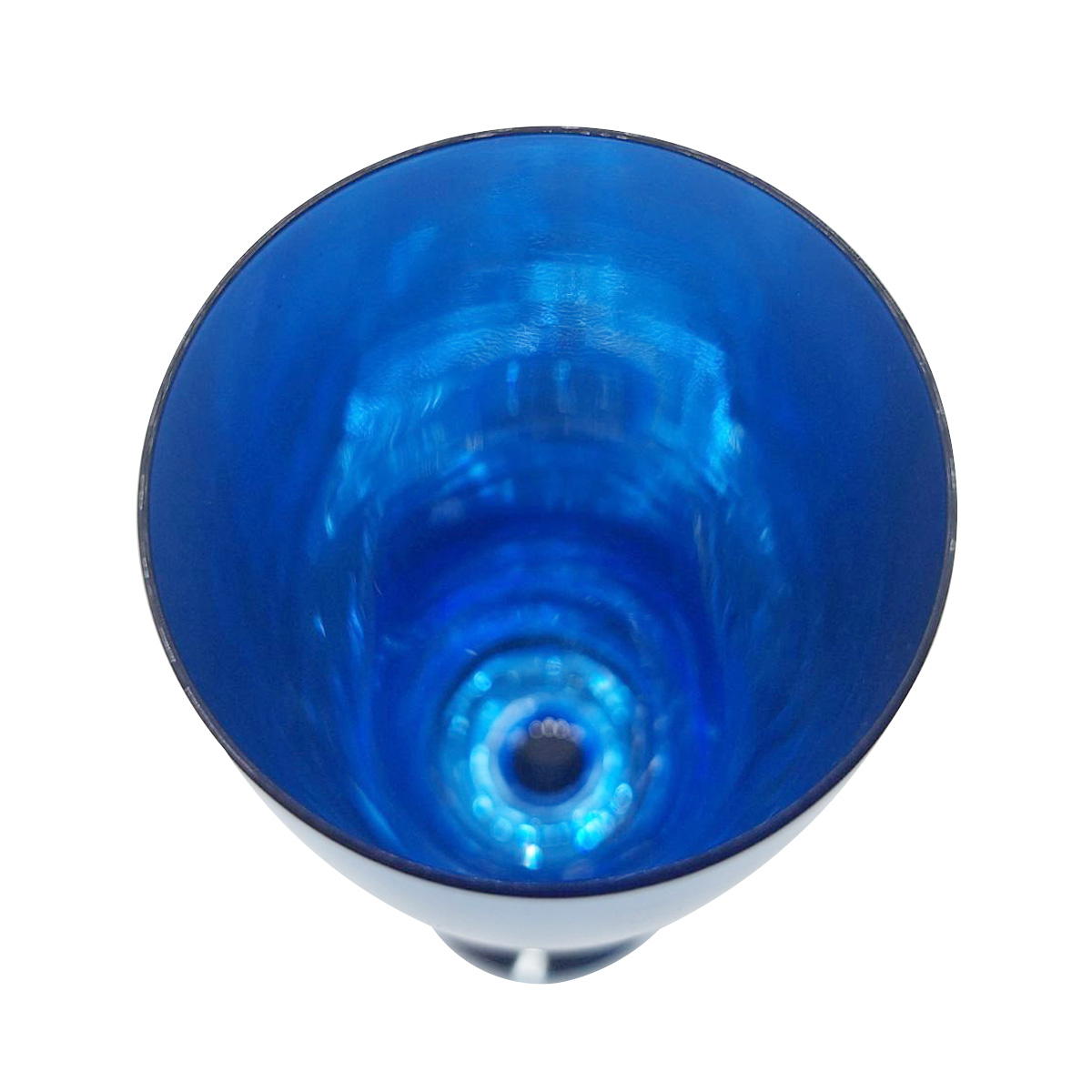 【まとめ買い】メタリックカラーフルートグラスBL 1516/372293