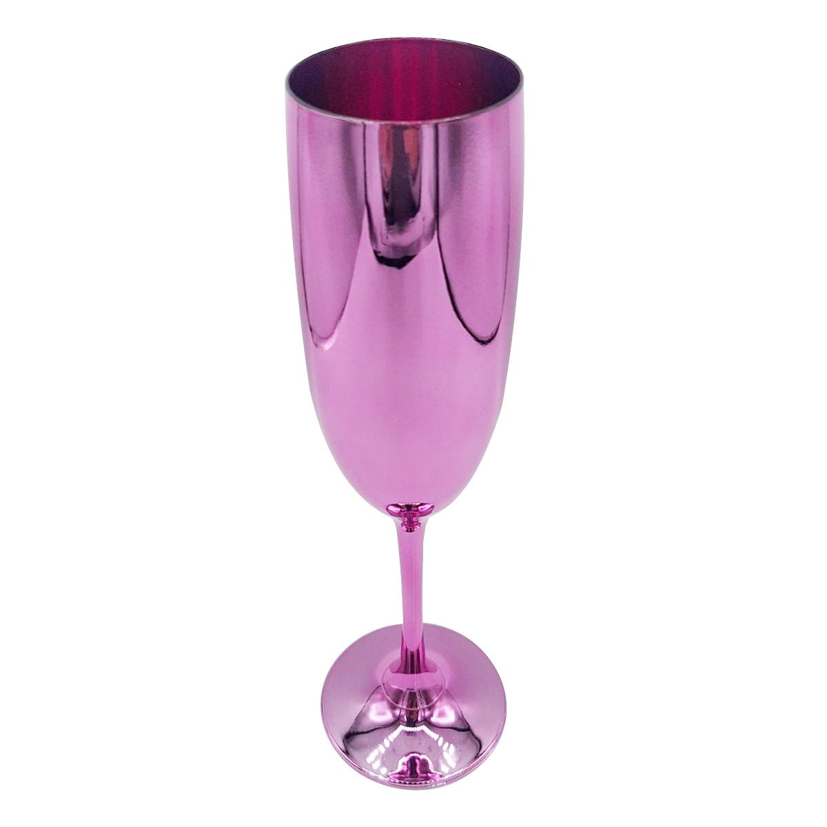 【まとめ買い】メタリックカラーフルートグラスPK 1516/372294