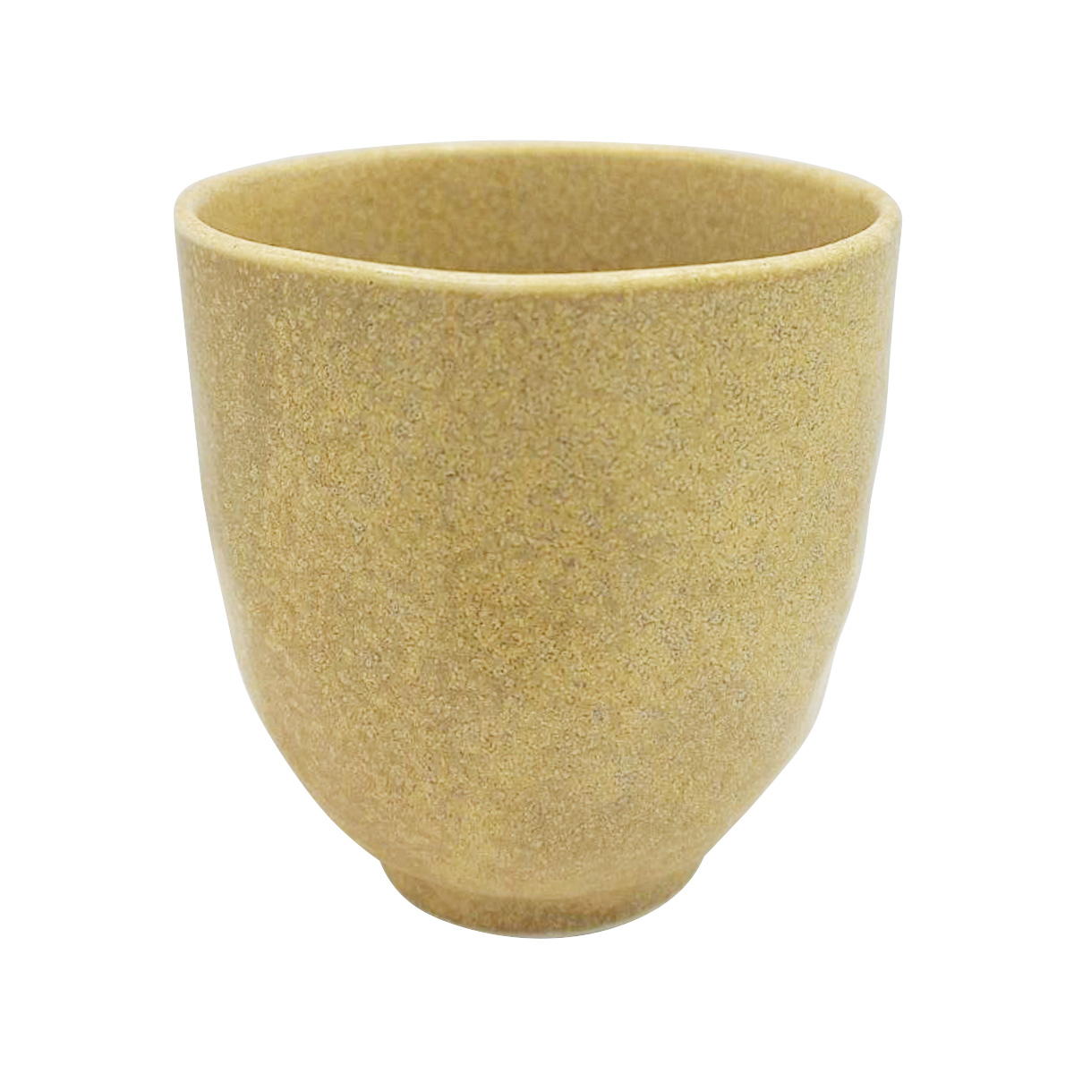 【まとめ買い】AT黄マットなで型湯呑 1516/372303