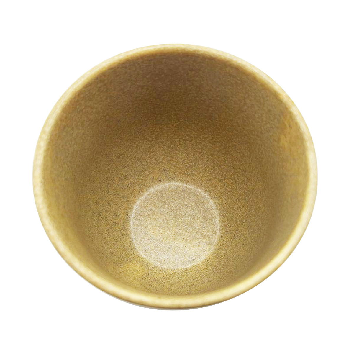 【まとめ買い】AT黄マットなで型湯呑 1516/372303