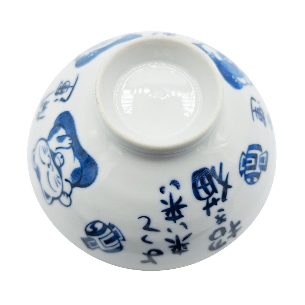 【まとめ買い】飯碗中平 福猫 1516/372308
