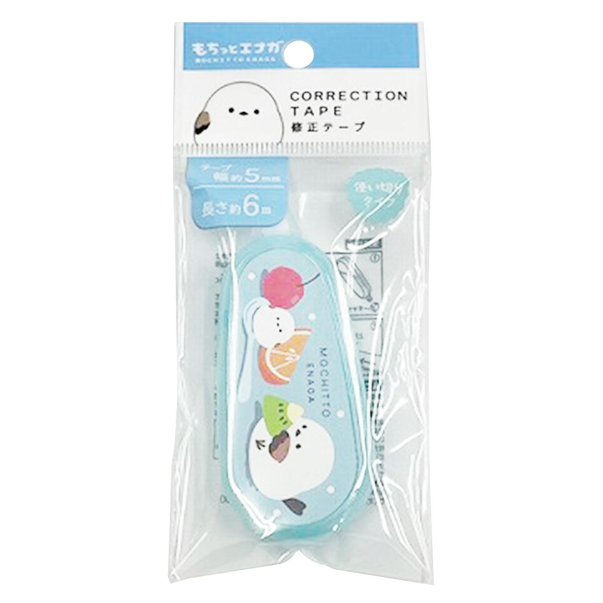 【まとめ買い】もちっとエナガ修正テープ 0459/372405