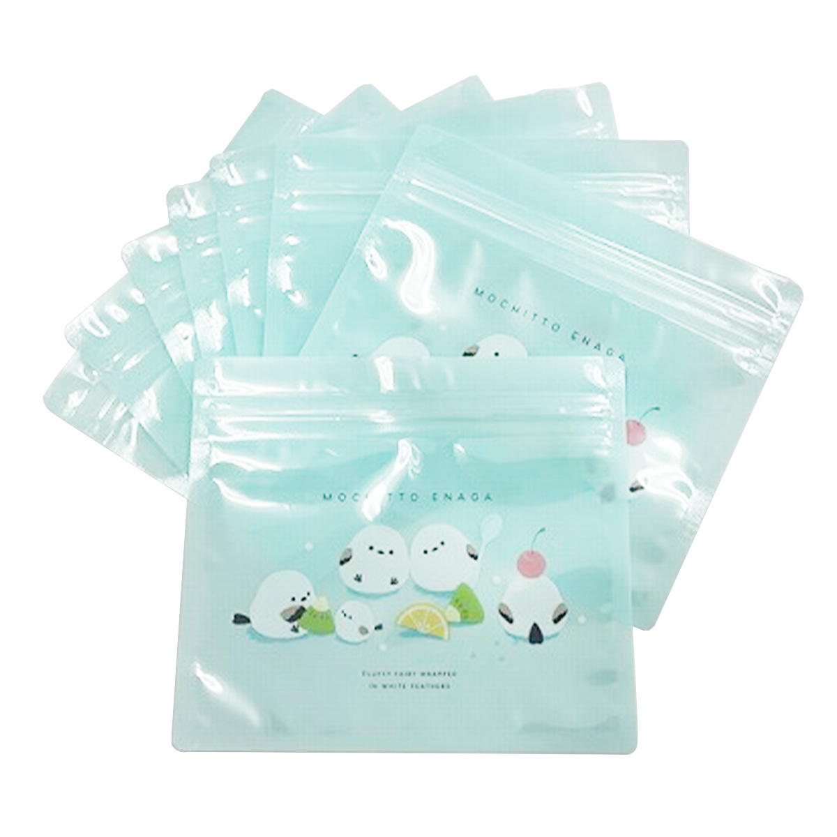 【まとめ買い】もちっとエナガジッパーバッグA7 8枚 0459/372407