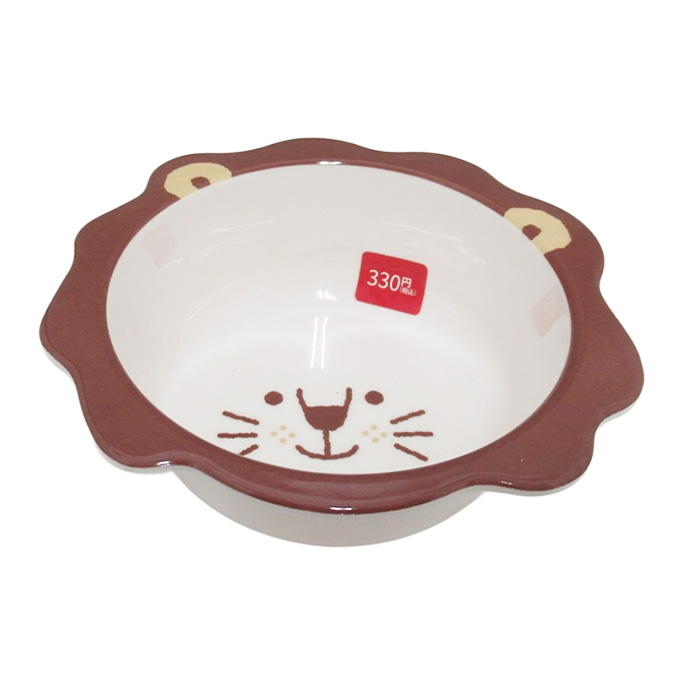 【まとめ買い】ボウル ライオン柄 0834/372454