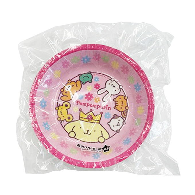 【まとめ買い】sanrio ポムポムプリン周年 紙ボウル15cm 4P 0459/372573