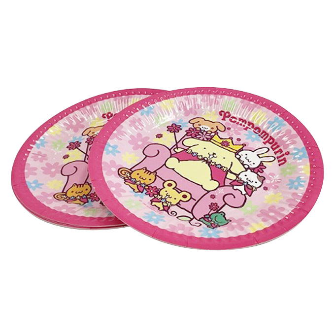 【まとめ買い】sanrio ポムポムプリン周年 紙皿18cm 5P 0459/372574