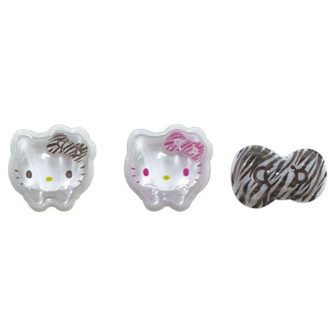 【まとめ買い】キティ マルチデコパーツ3P ゼブラ 0960/372686