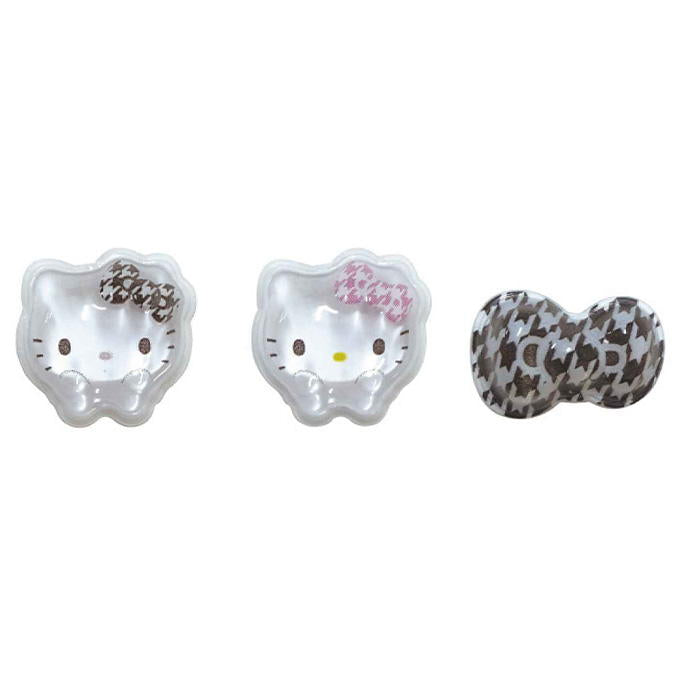【まとめ買い】キティ マルチデコパーツ5P 千鳥格子 0960/372690