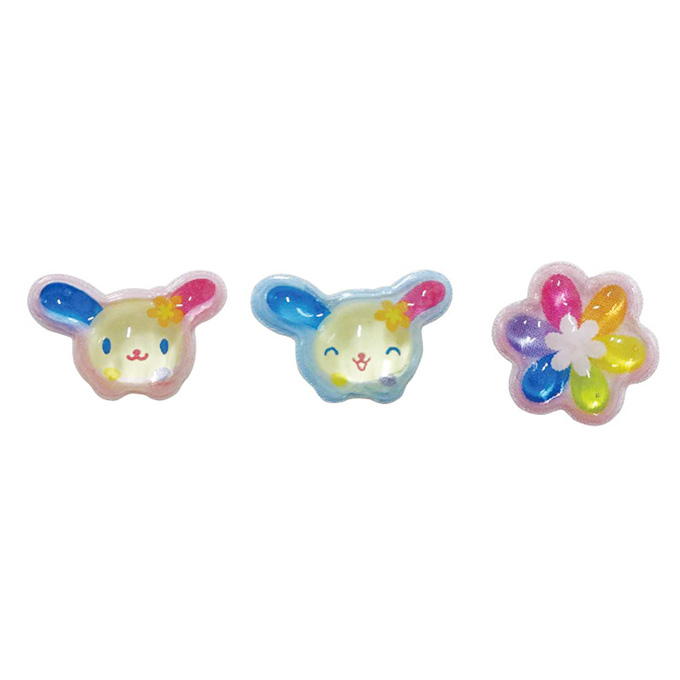 【まとめ買い】サンリオ マルチデコパーツ3P ウサハナ 0960/372699