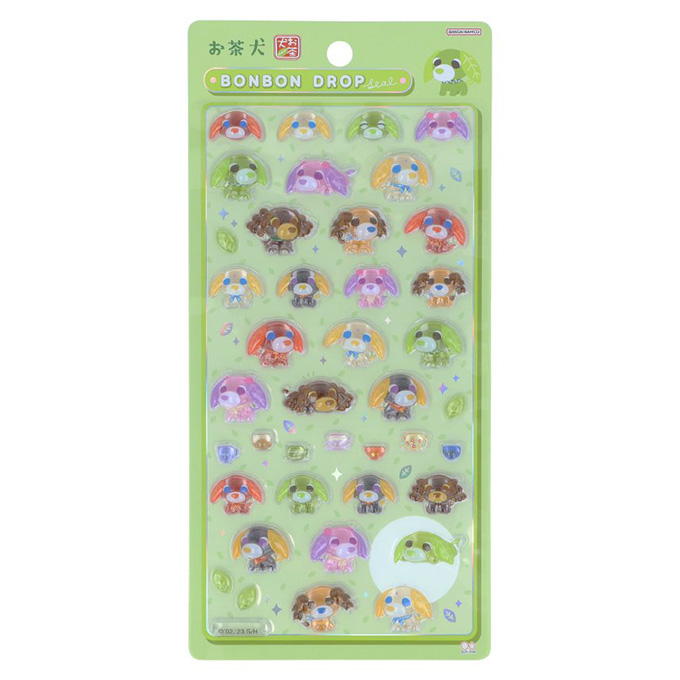 【まとめ買い】ボンボンドロップシール お茶犬 みんな 0960/372702