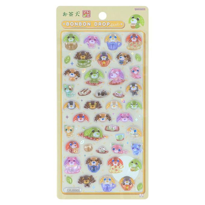 【まとめ買い】ボンボンドロップシール お茶犬 たべもの 0960/372703